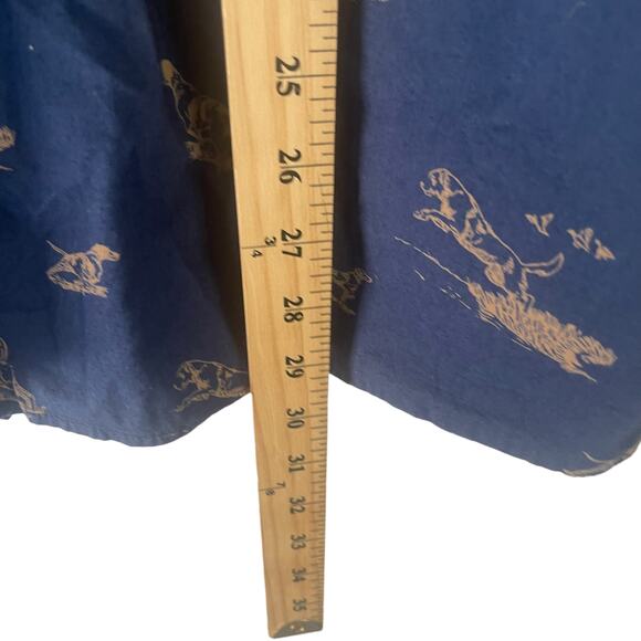 Ruff Hewn Men's Size XXL Hunting Dog Blue Short Sleeve Button Up Shirt - Picture 8 of 9